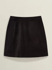 Hobbs Black Izzy Velvet Skirt - Image 4 of 4