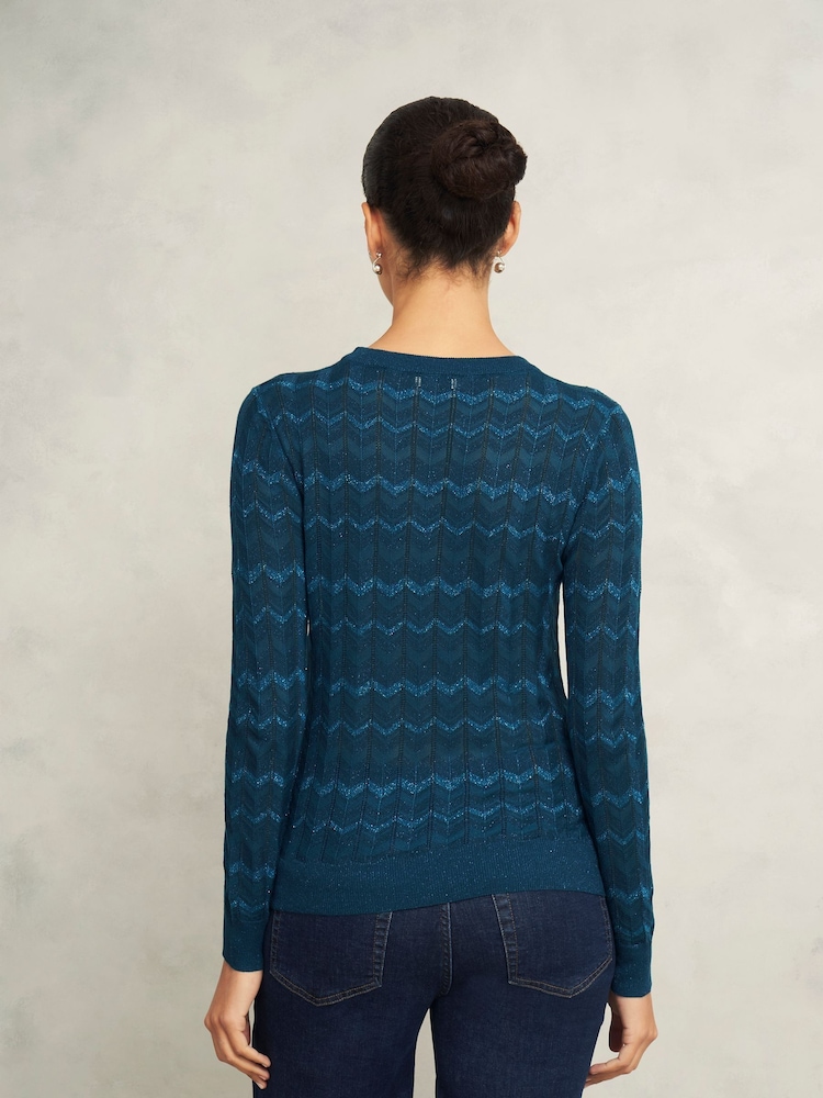 Hobbs Blue Chatham Jumper - Image 2 of 3