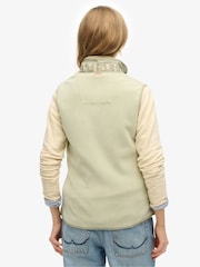 Superdry Green Active Fleece Gilet - Image 4 of 6