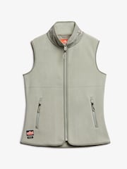 Superdry Green Active Fleece Gilet - Image 5 of 6