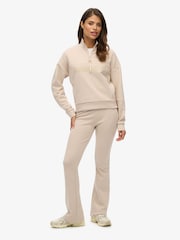 Superdry Grey Active Tech Flare Joggers - Image 1 of 7