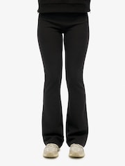 Superdry Black Active Tech Flare Joggers - Image 3 of 7