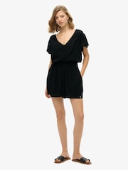 Superdry Black Printed Playsuit - Image 4 of 8