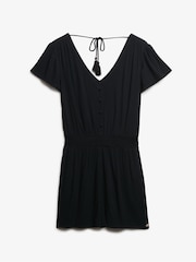 Superdry Black Printed Playsuit - Image 6 of 8