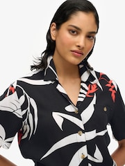 Superdry Black Beach Resort Shirt - Image 4 of 6
