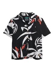 Superdry Black Beach Resort Shirt - Image 5 of 6