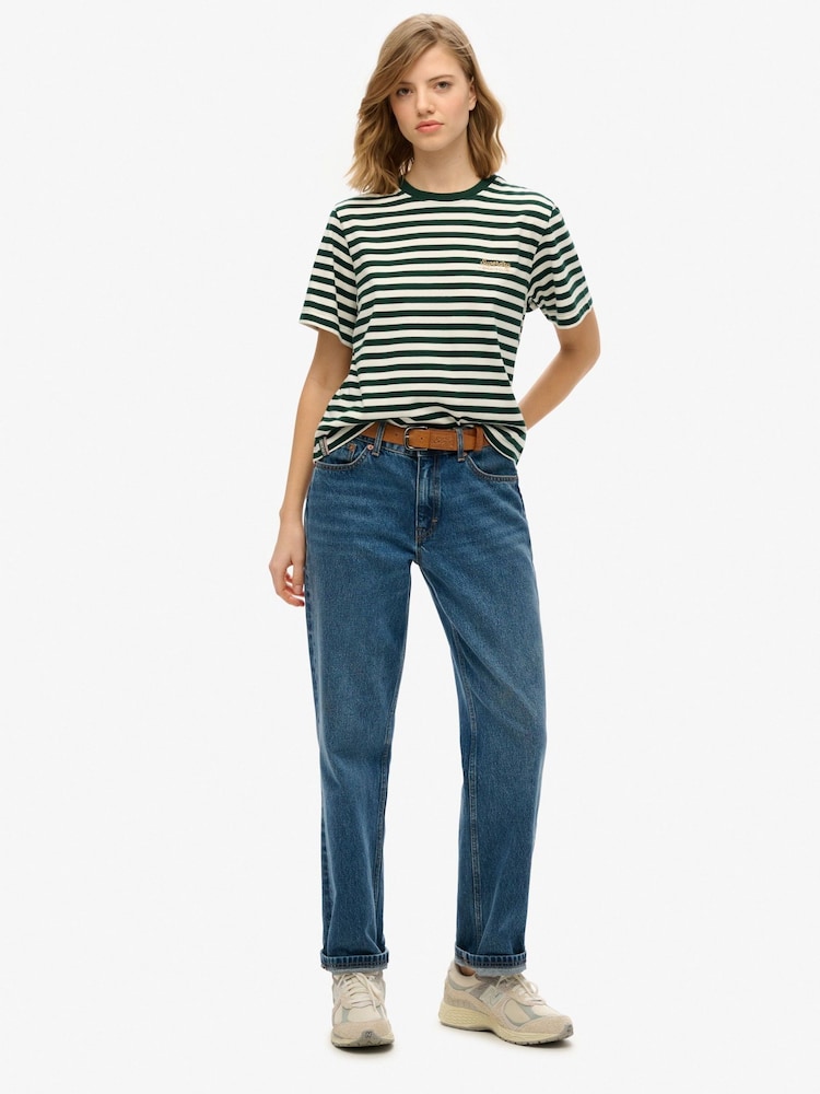Superdry Green Country Club Plain T-Shirt - Image 2 of 5