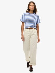 Superdry Blue Country Club Plain T-Shirt - Image 3 of 6