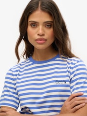 Superdry Blue Country Club Plain T-Shirt - Image 4 of 6
