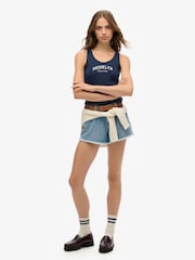 Azul - Superdry Athletic Ess Graphic Vest - Imagen 2 de 5