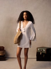Кружевное платье из 100% хлопка Superdry Mini Ibiza - Image 2 of 6