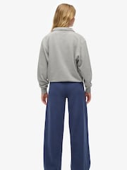 Calça de moletom Superdry Athletic Essential com perna larga e 100% algodão - Imagem 4 de 6