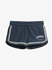 Superdry Blue Country Club Racer Shorts - Image 6 of 7