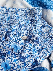 Superdry Blue Printed Maxi Skirt - Image 7 of 7