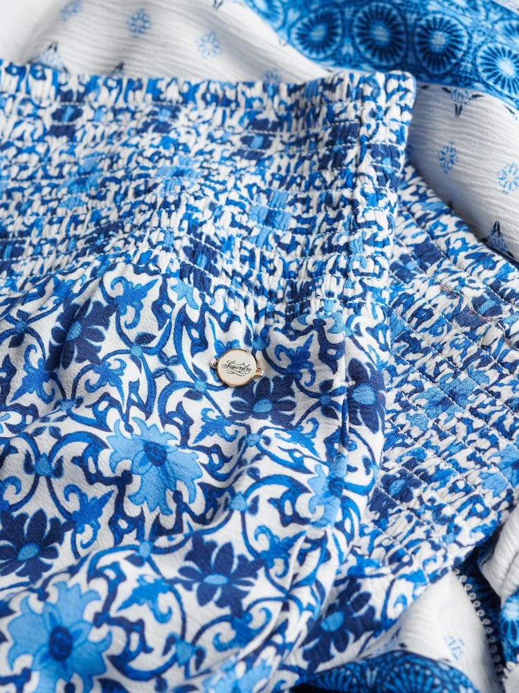 Superdry Blue Printed Maxi Skirt - Image 7 of 7