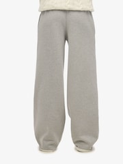 Superdry Grey Athletic Essential Wide Leg 100% Cotton Joggers - Image 5 of 7