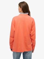 Superdry Orange Studios Crew Sweat Top - Image 3 of 7