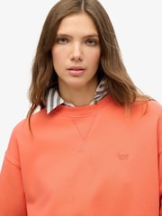 Superdry Orange Studios Crew Sweat Top - Image 5 of 7