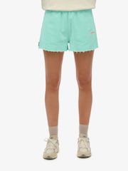 Superdry Green Essential Logo 100% Cotton Shorts - Image 4 of 8