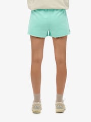 Superdry Green Essential Logo 100% Cotton Shorts - Image 5 of 8