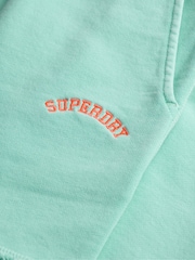 Superdry Green Essential Logo 100% Cotton Shorts - Image 8 of 8