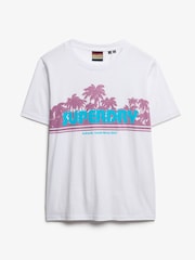 Superdry White Outdoor Stripe Relaxed T-Shirt - Image 5 of 6