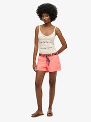 Superdry Orange Classic Chino Shorts - Image 1 of 6