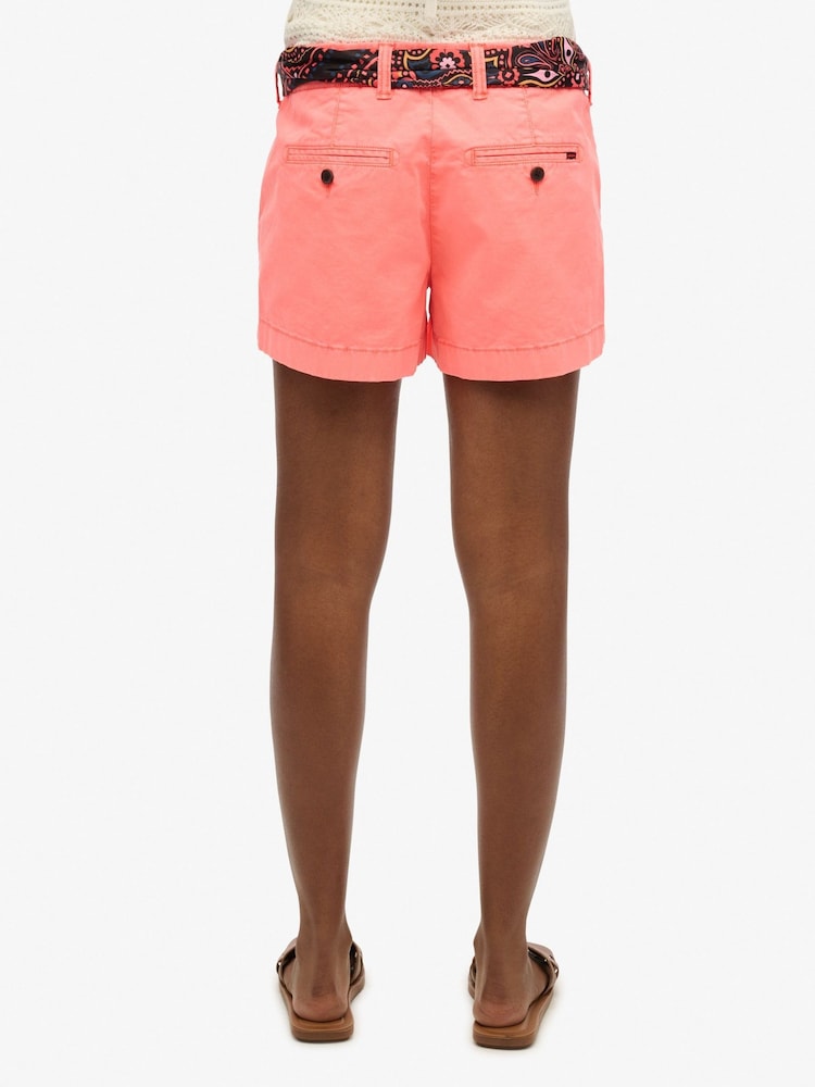 Superdry Orange Classic Chino Shorts - Image 5 of 6