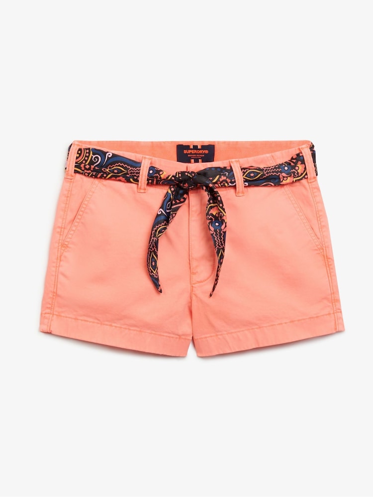 Superdry Orange Classic Chino Shorts - Image 6 of 6