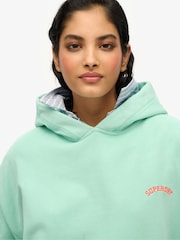 Superdry Green Essential Logo Zip Hoodie - Image 4 of 6