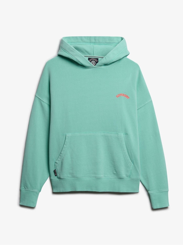 Superdry Green Essential Logo Zip Hoodie - Image 5 of 6