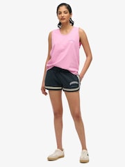 Superdry Pink 100% Cotton Essential Logo Vest - Image 2 of 5