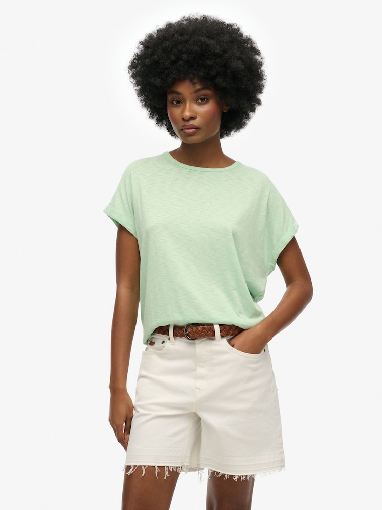Superdry Green Studios Loose T-Shirt - Image 1 of 6 Superdry Green Studios Loose T-Shirt - Image 1 of 6