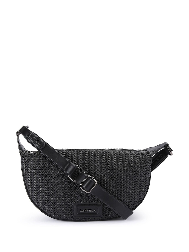 Carvela Sardinia Weave Sling Black Bag - Image 1 of 4