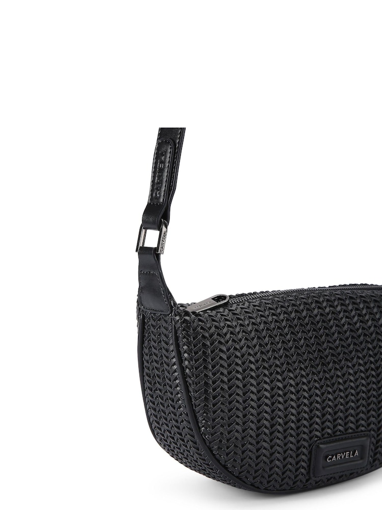 Carvela Sardinia Weave Sling Black Bag - Image 4 of 4