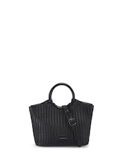 Carvela Sardinia Midi Weave Black Bag - Image 1 of 4