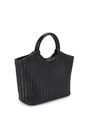 Carvela Sardinia Midi Weave Black Bag - Image 2 of 4