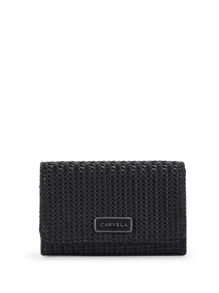 Carvela Sardinia Weave Clutch Black Bag - Image 1 of 4