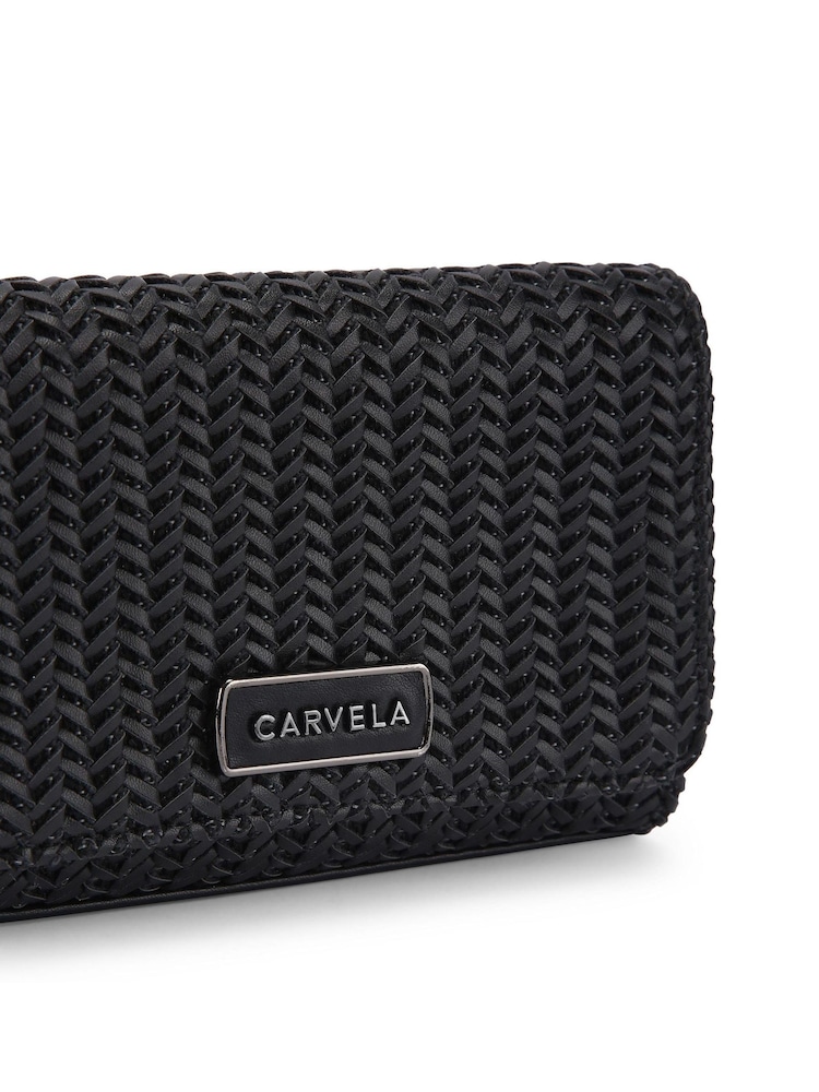 Carvela Sardinia Weave Clutch Black Bag - Image 4 of 4