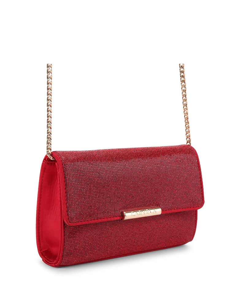 Carvela Red Gala Clutch 2 Bag - Image 2 of 4