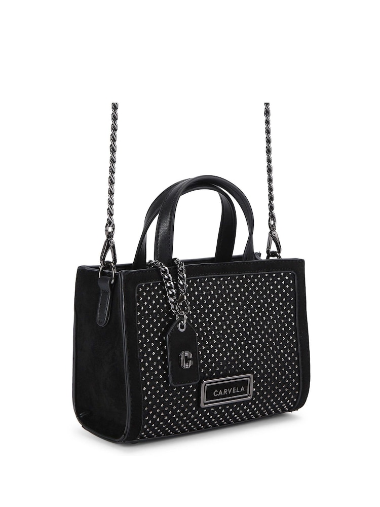 Carvela Hotsox Mini Tote Black Bag - Image 2 of 4