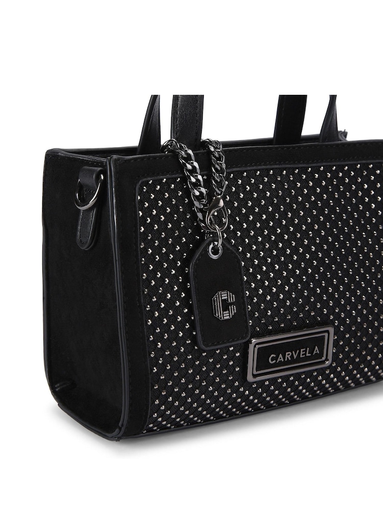 Carvela Hotsox Mini Tote Black Bag - Image 4 of 4