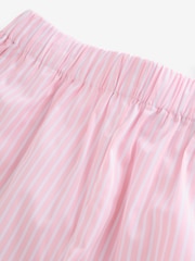 Sporty & Rich Pink Eden Script Poplin Shorts - Image 3 of 7