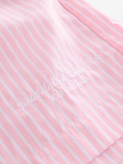 Sporty & Rich Pink Eden Script Poplin Shorts - Image 4 of 7