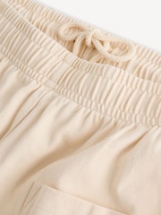 Sporty & Rich Cream Eden Crest Embroidered Disco Shorts - Image 12 of 13