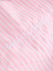 Sporty & Rich Pink Oversized Eden Script Shirt - Image 10 of 12