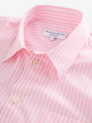 Sporty & Rich Pink Oversized Eden Script Shirt - Image 3 of 6