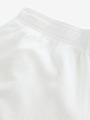 Sporty & Rich White Eden Script Terry Shorts - Image 3 of 7