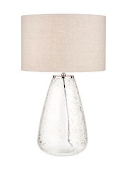 Pacific Clear Bubble Glass Metal Table Lamp - Image 5 of 6