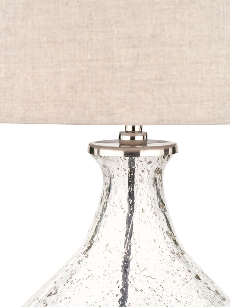 Pacific Clear Metal Curved Table Lamp - Image 2 of 6